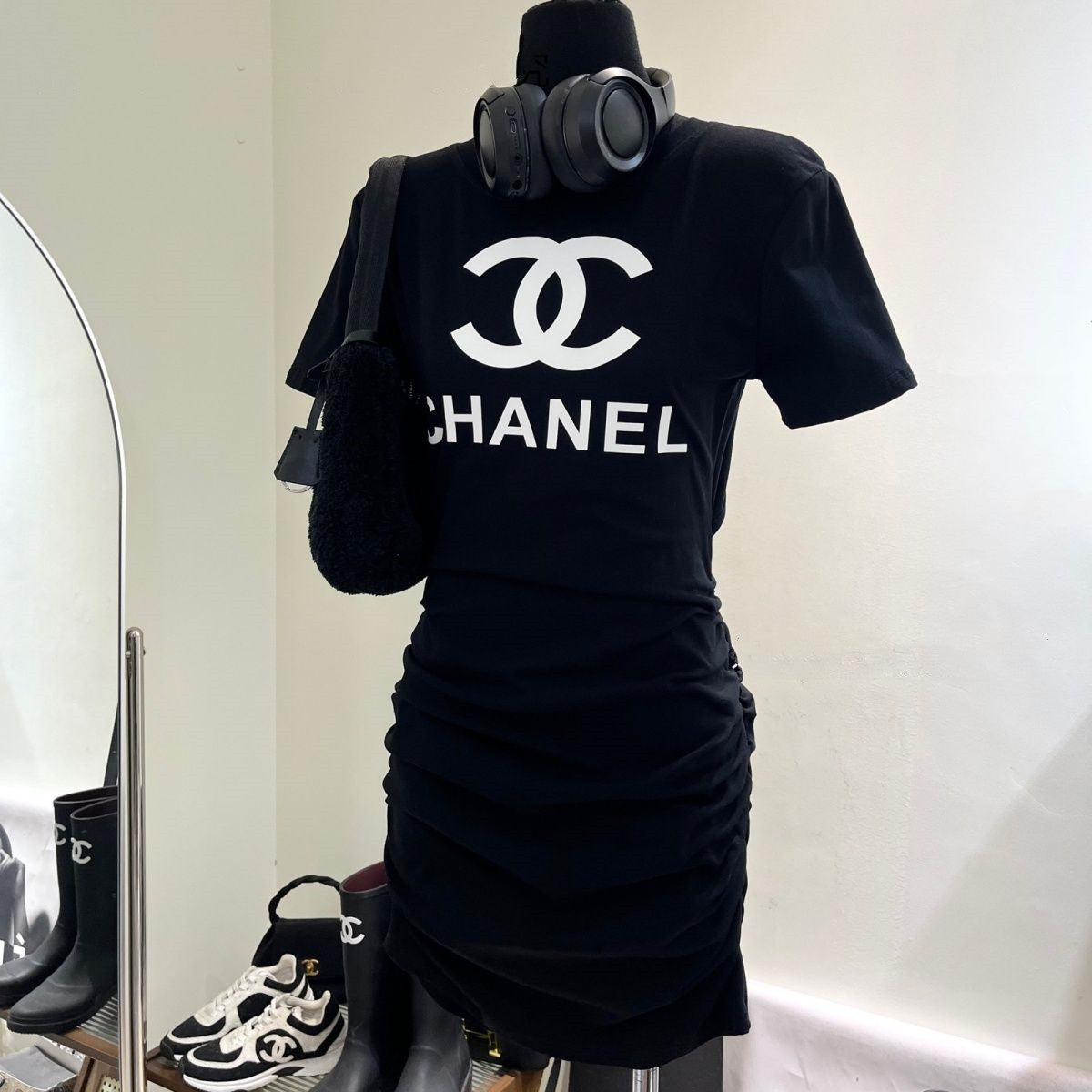 【Dress】2色展開タイトワンピース W12525