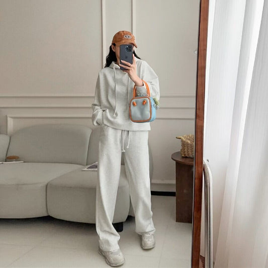 【set】パーカー×カジュアルパンツセット Z6693