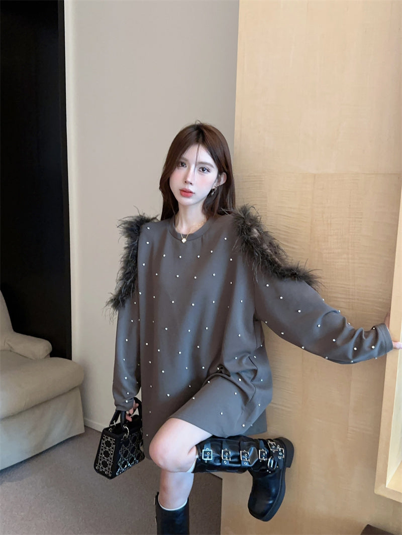 【Tops】透かし彫りプルオーバー W13988