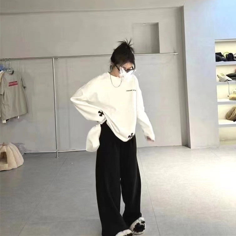 【Tops】デザイン感Tシャツ W13112