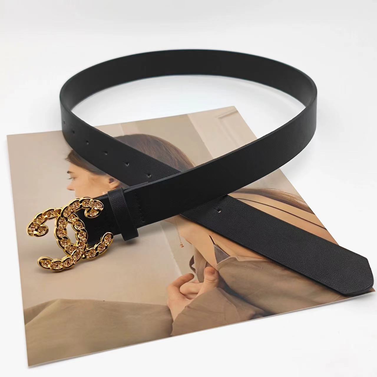 【雑貨】ラインストーンベルト W12202