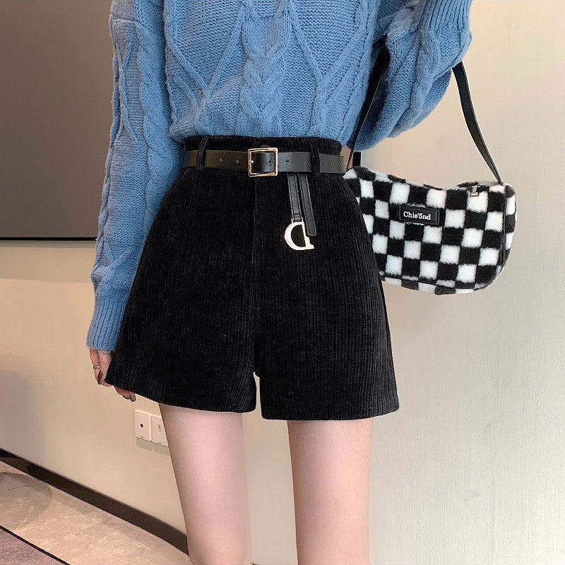 【Bottoms】ベルト付きショートパンツ Z7965