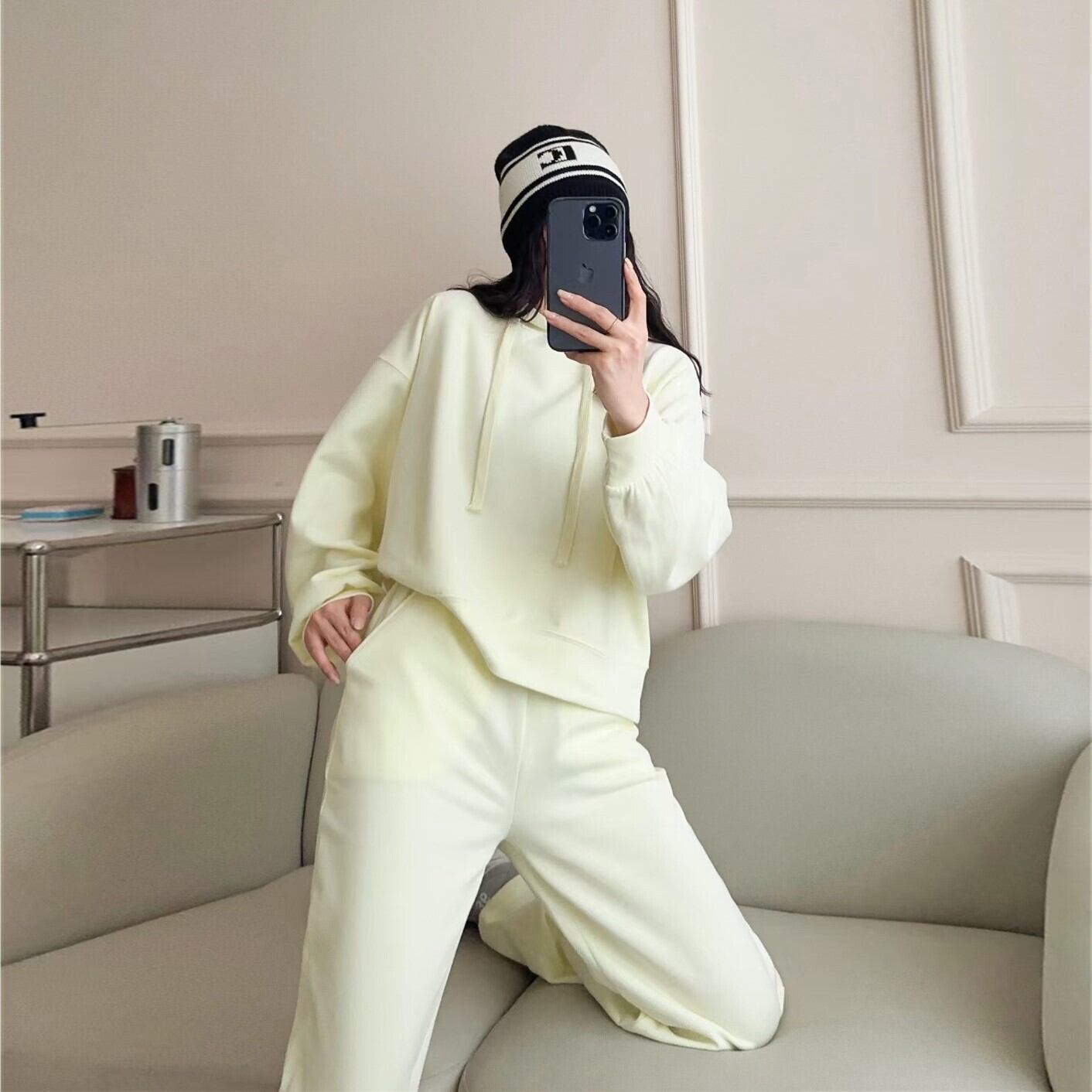 【set】パーカー×カジュアルパンツセット Z6693