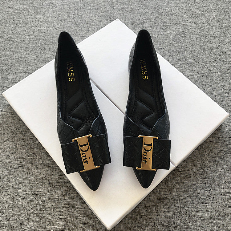 【Shoes】歩くやすいフラットシューズ W13627