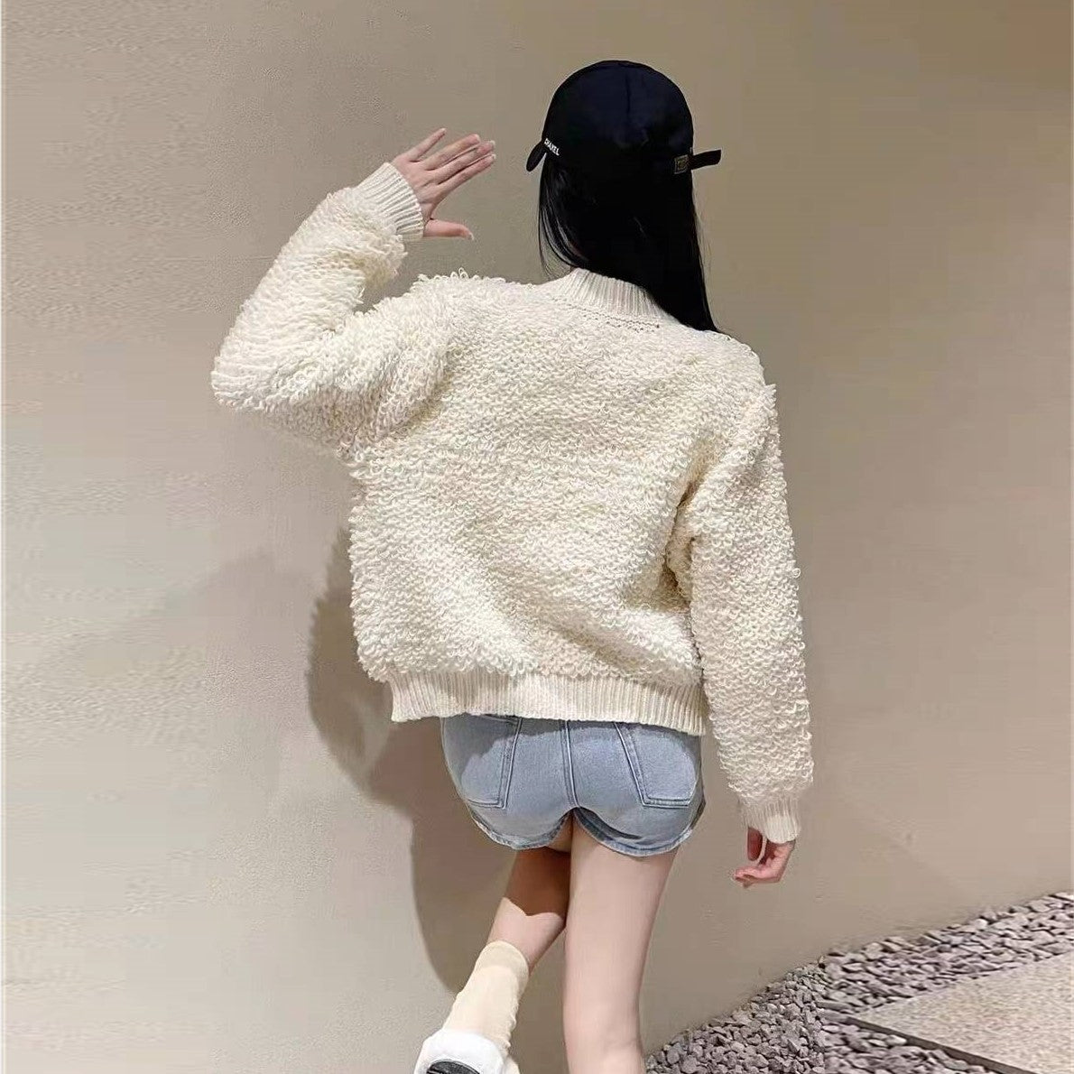 【Tops】厚手もこもこカーディガン Z7284