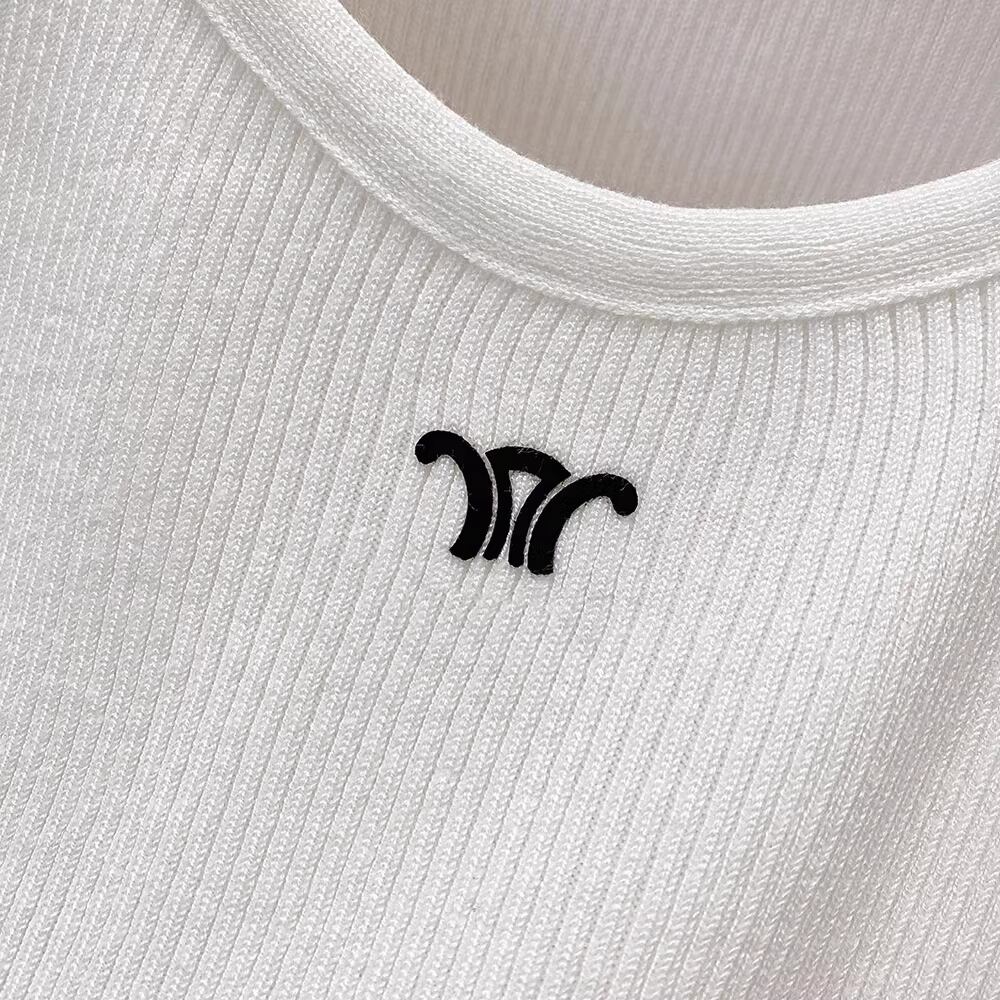 【tops】ノースリーブニットトップス M21880