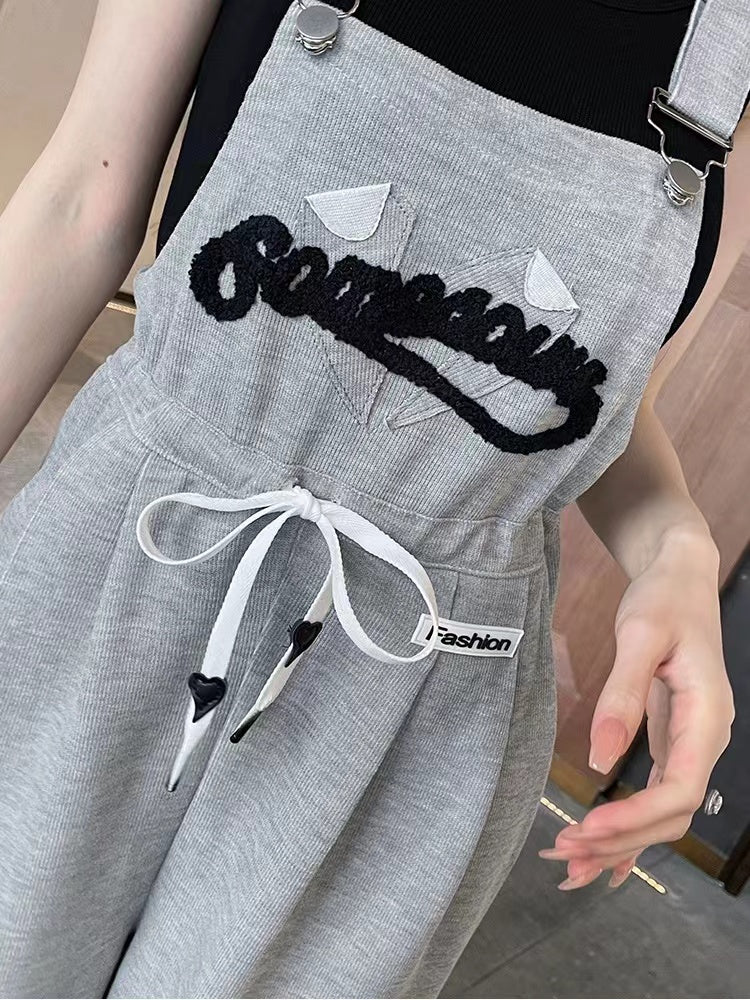 【Set】2点セット タンクトップ+ サロペット W11341