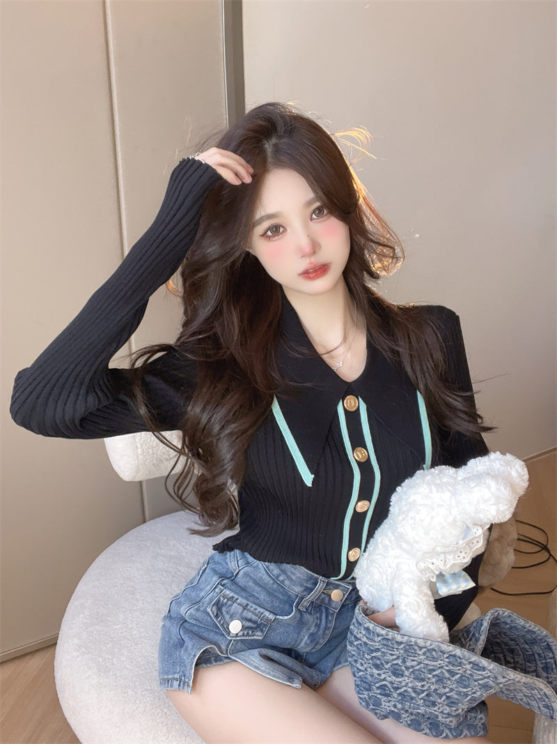 【Tops】シンプルニット W13600
