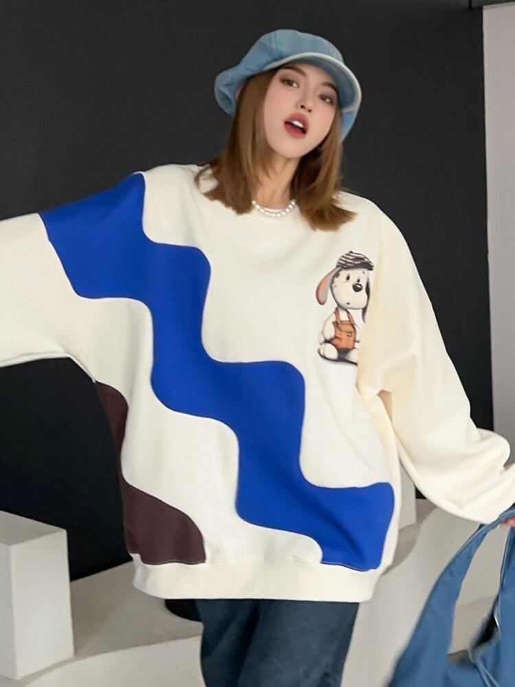 【tops】プリントスウェット T0153