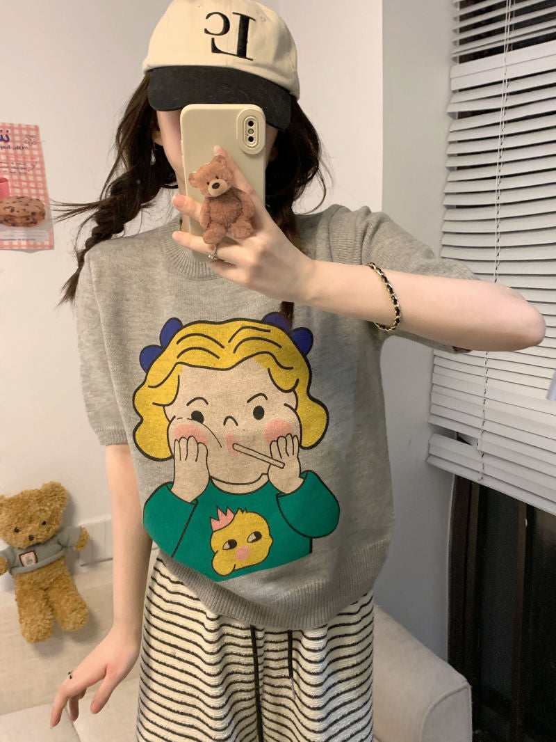 【Tops】新入荷~キャラクターTシャツ W11636