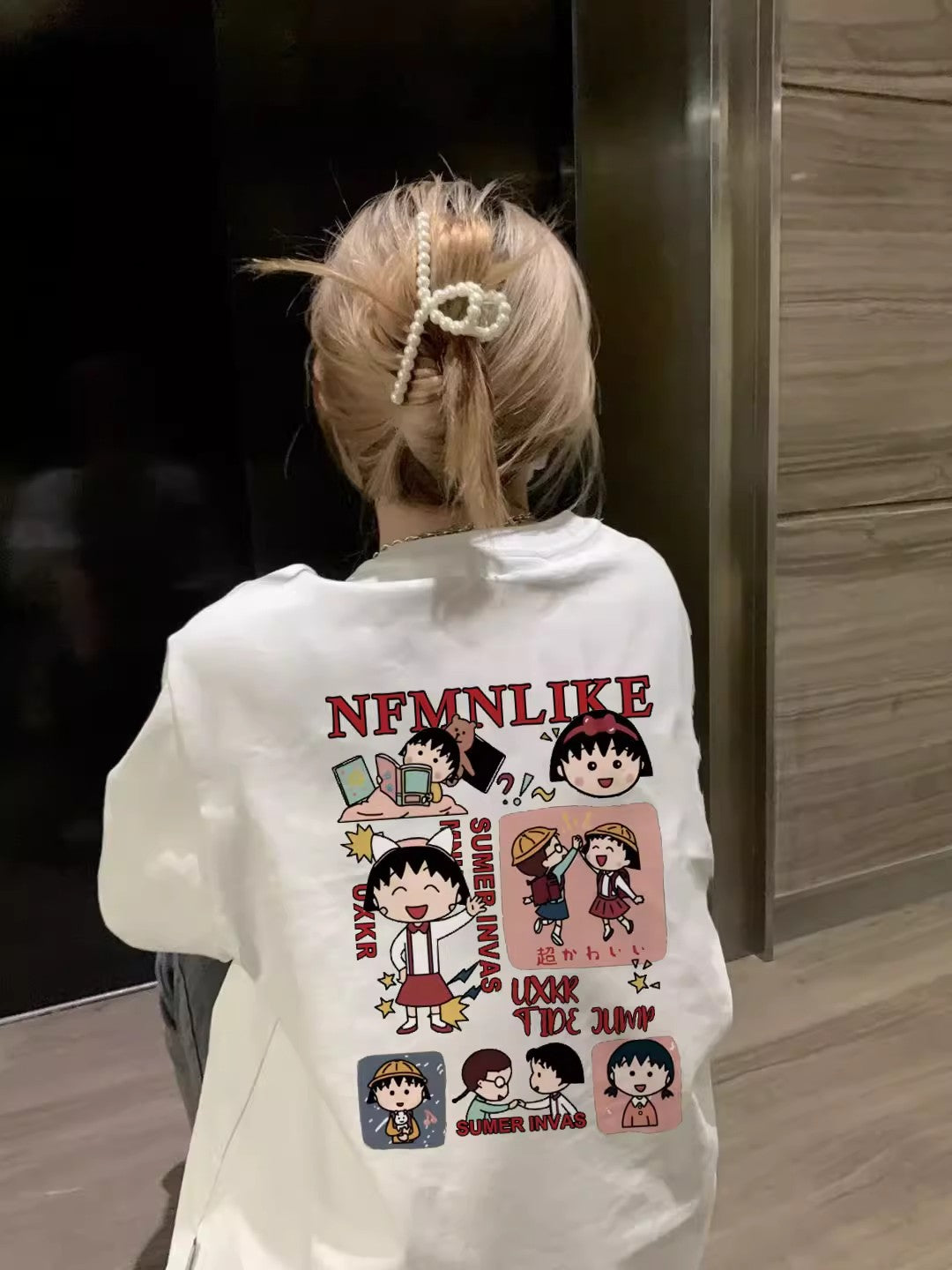 【Tops】キャラクターTシャツ W12397