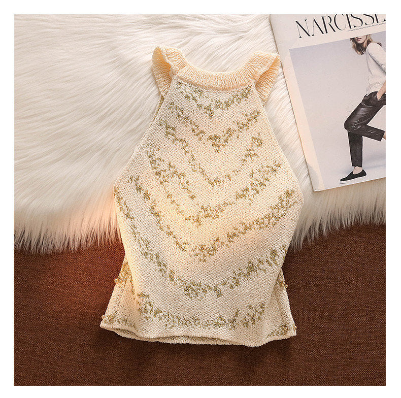 【Tops】2色展開タンクトップ W13742