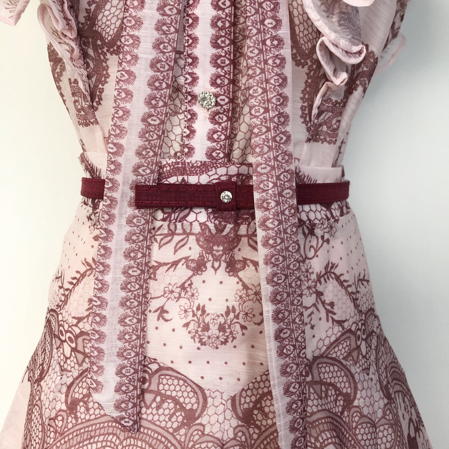 【Set】フリルブラウス×ロングスカートセット N3073