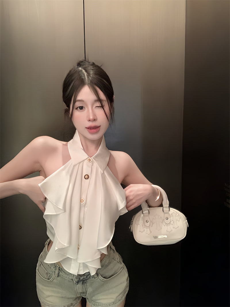 【Tops】シャツタンクトップ W12083