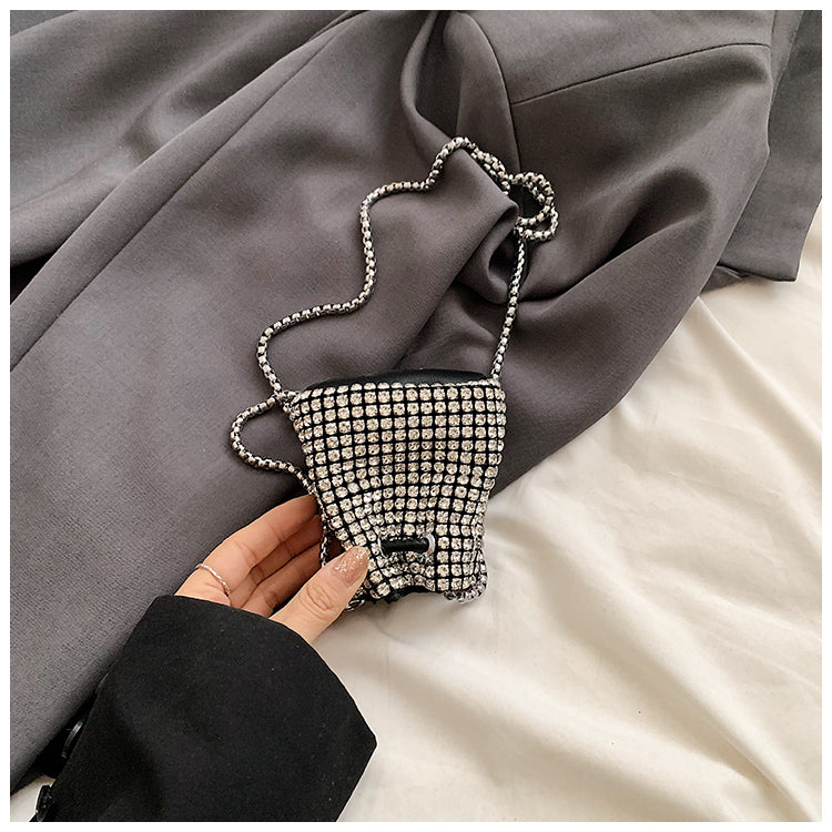 【雑貨】高級感ダイヤモンドバッグ W13628