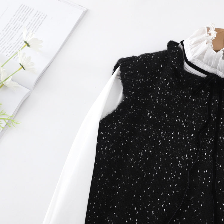 【Tops】切り替えデザインシャツ W13463