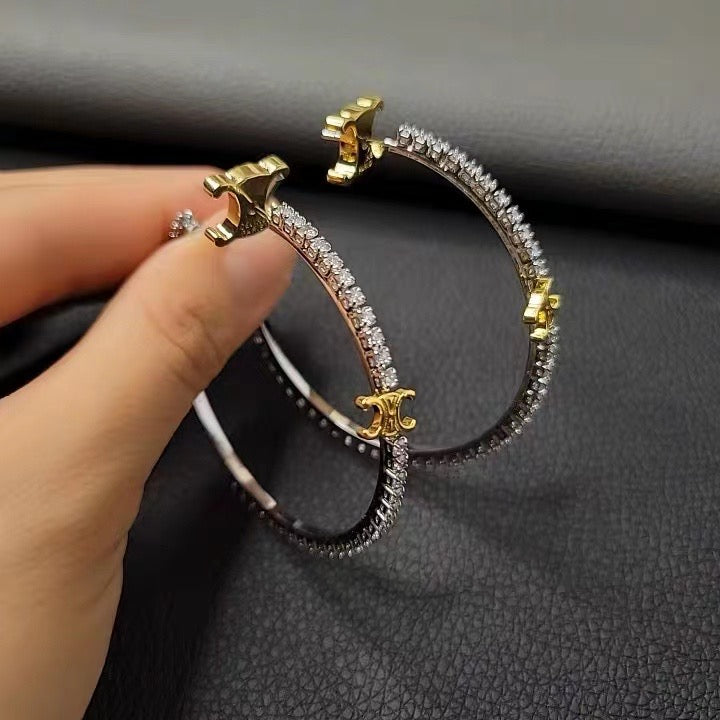 【雑貨】サークルピアス W12581