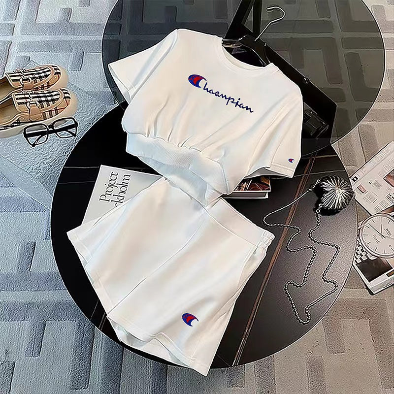 【Set】2点セット Tシャツ + パンツ W12259