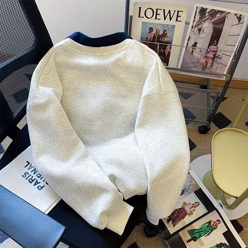 【Tops】フェイクレイヤードプルオーバー W13956