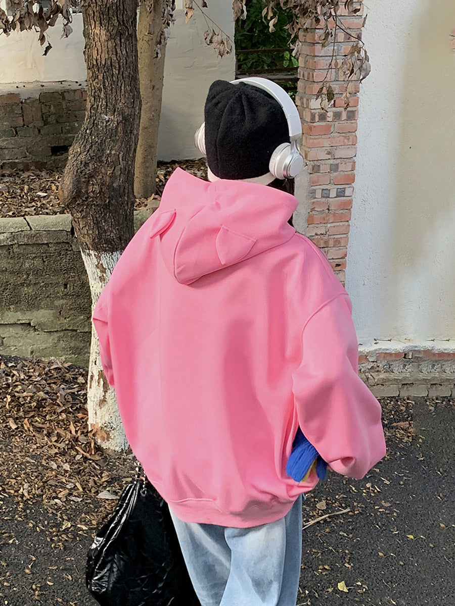 【Tops】春秋キャラクターフーディー W13994