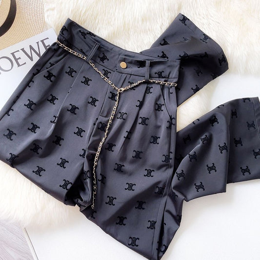 【Bottoms】カジュアル人気ワイドパンツ T0201