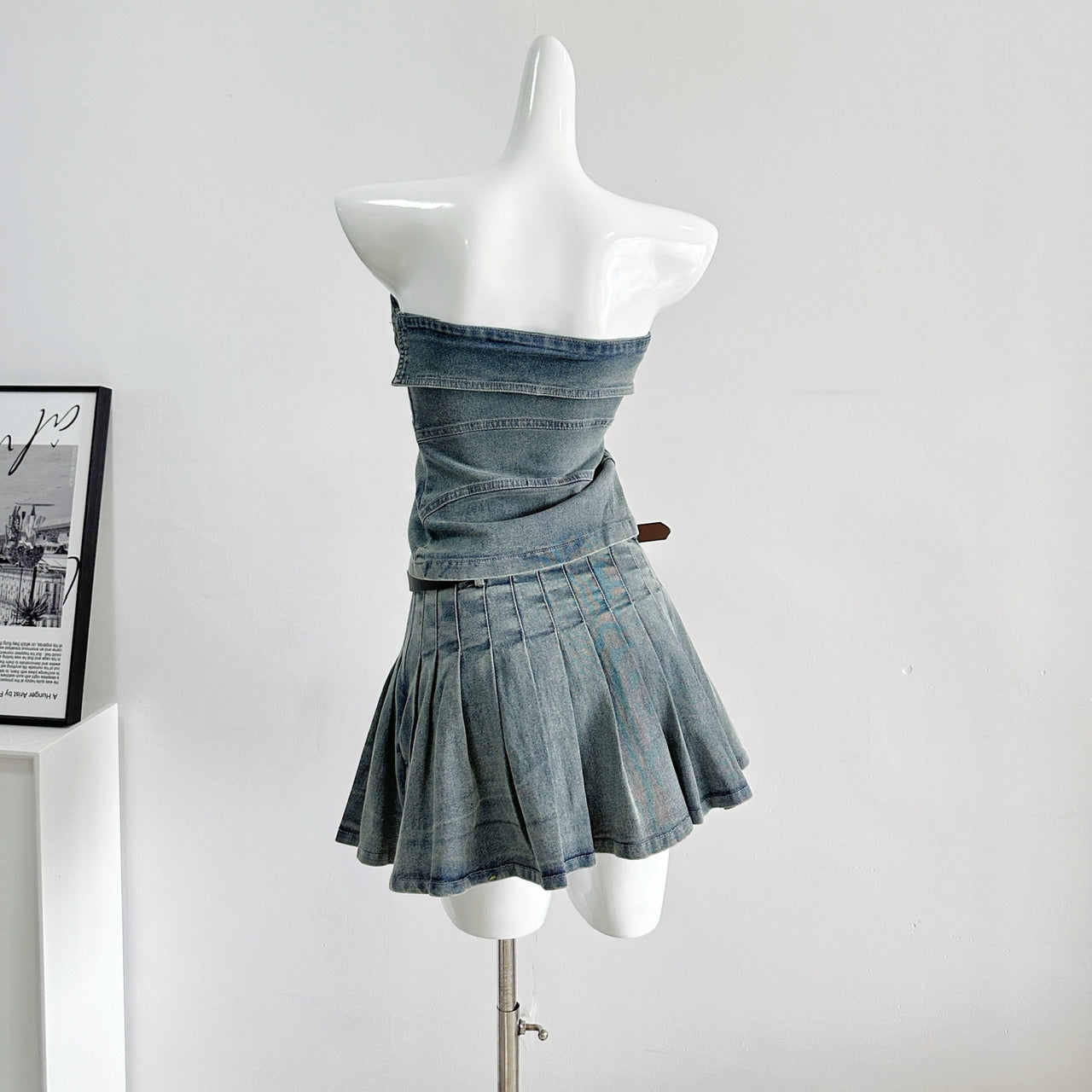 【Set】デニム人気2点セット T0605