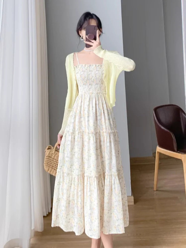 【Dress】花柄ワンピース T0616