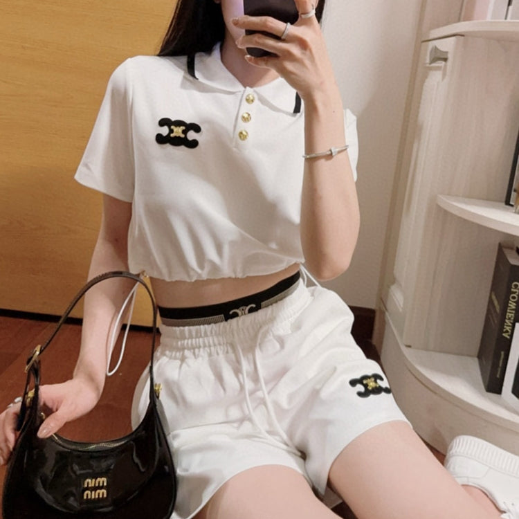 【Set】新作アイテム2点セット Tシャツ+ショートパンツ T0489