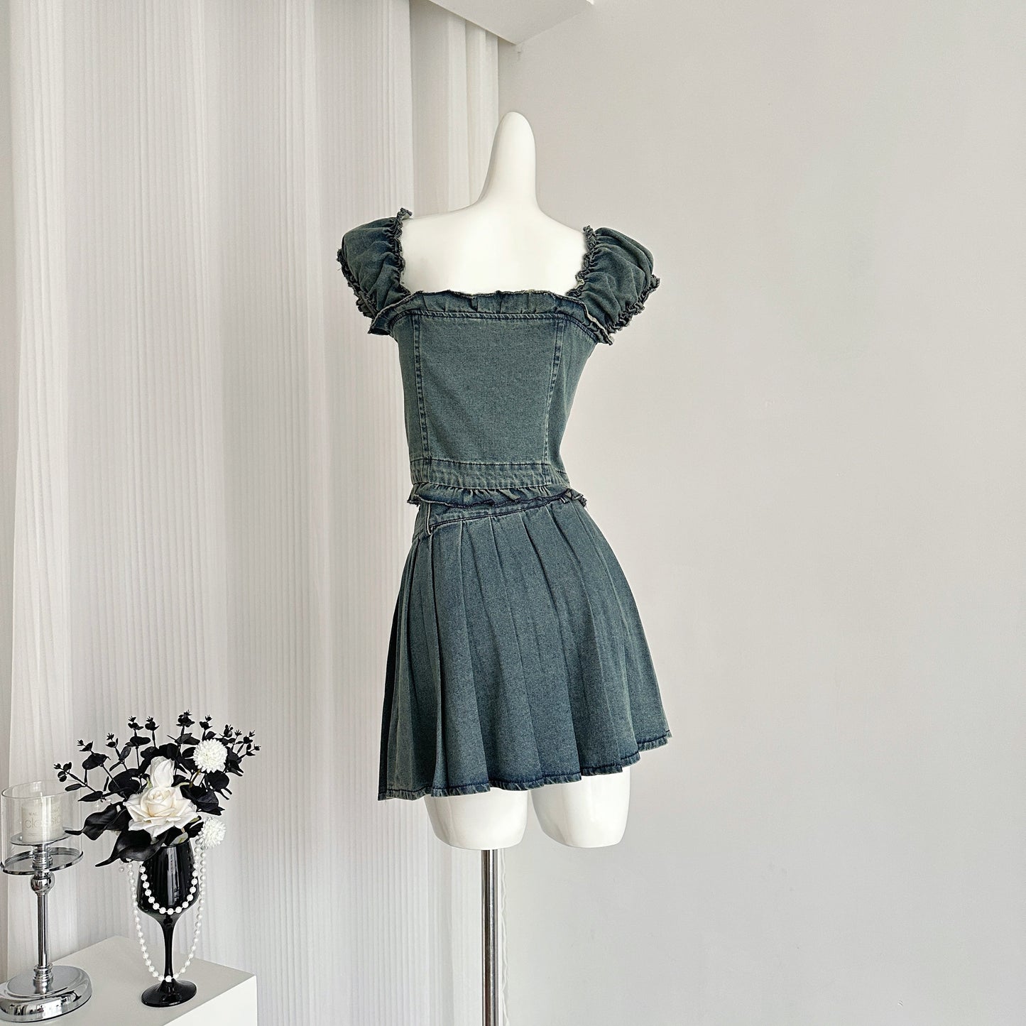 【Set】デニム人気2点セット T0606