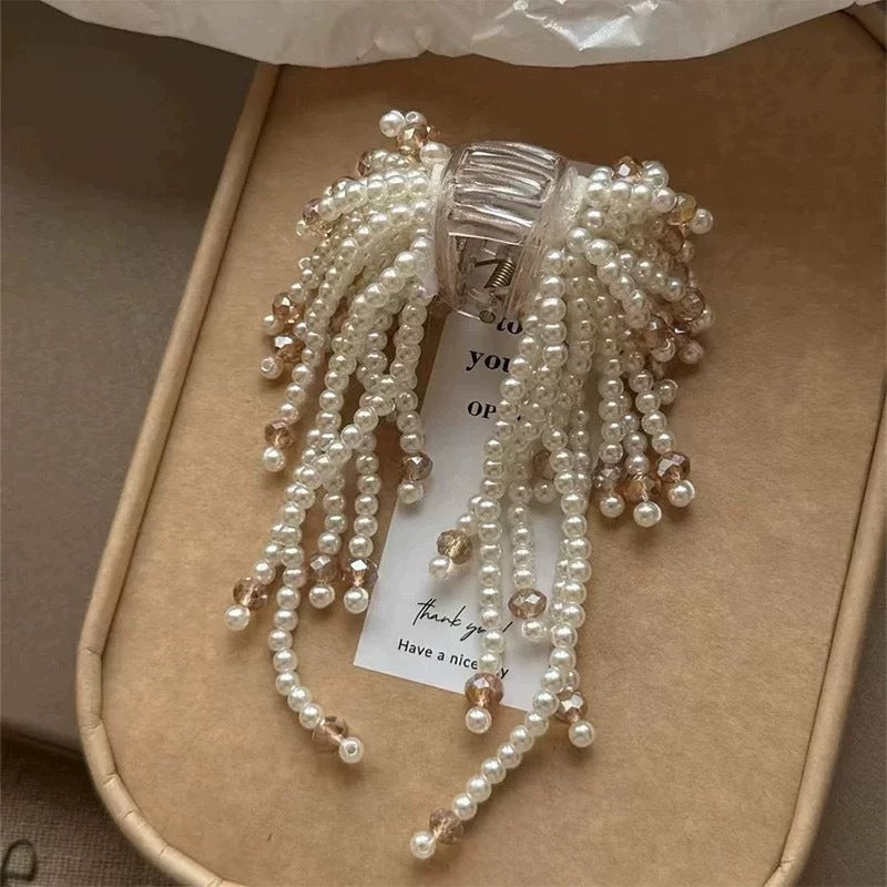 【雑貨】パールデザインヘアクリップ T01113
