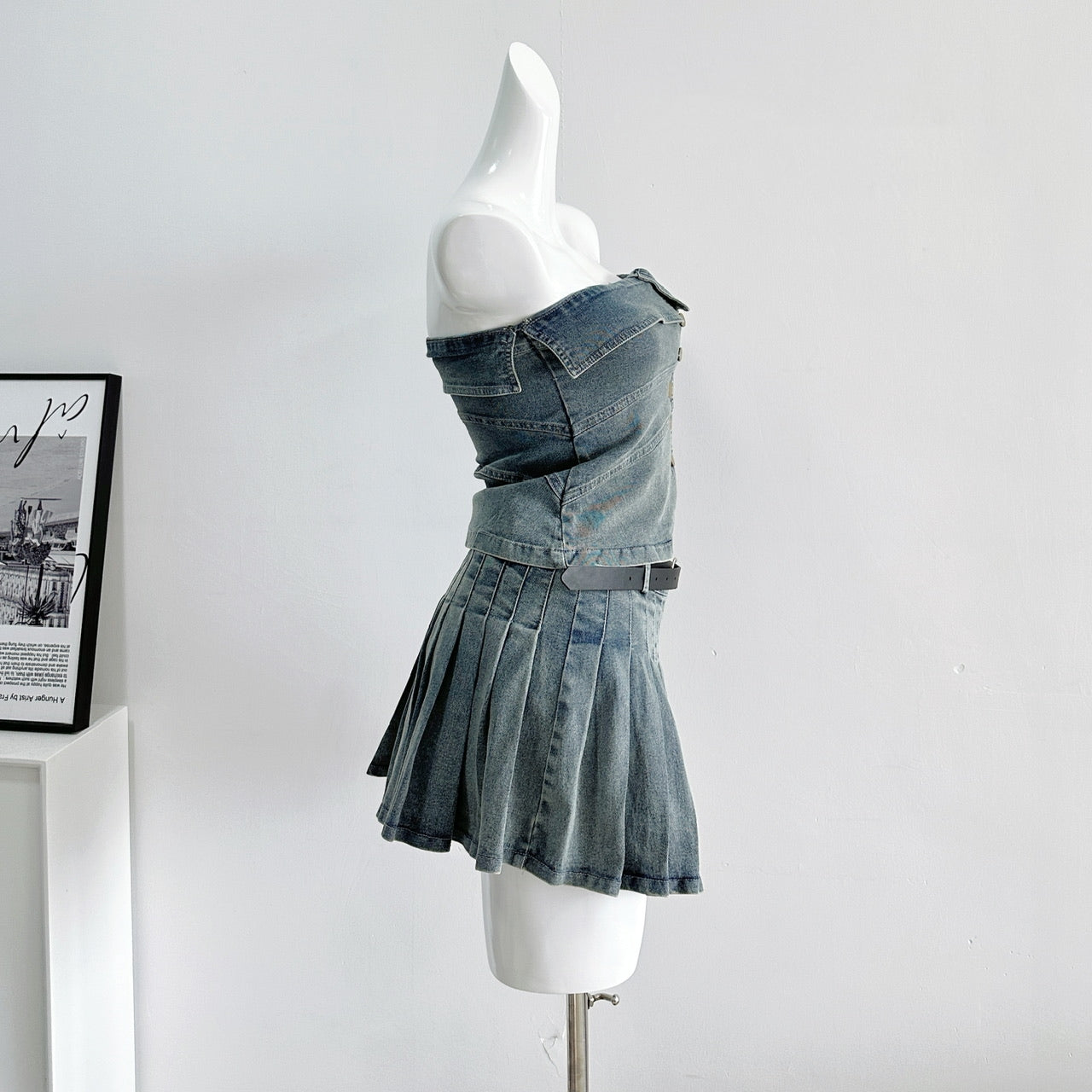 【Set】デニム人気2点セット T0605