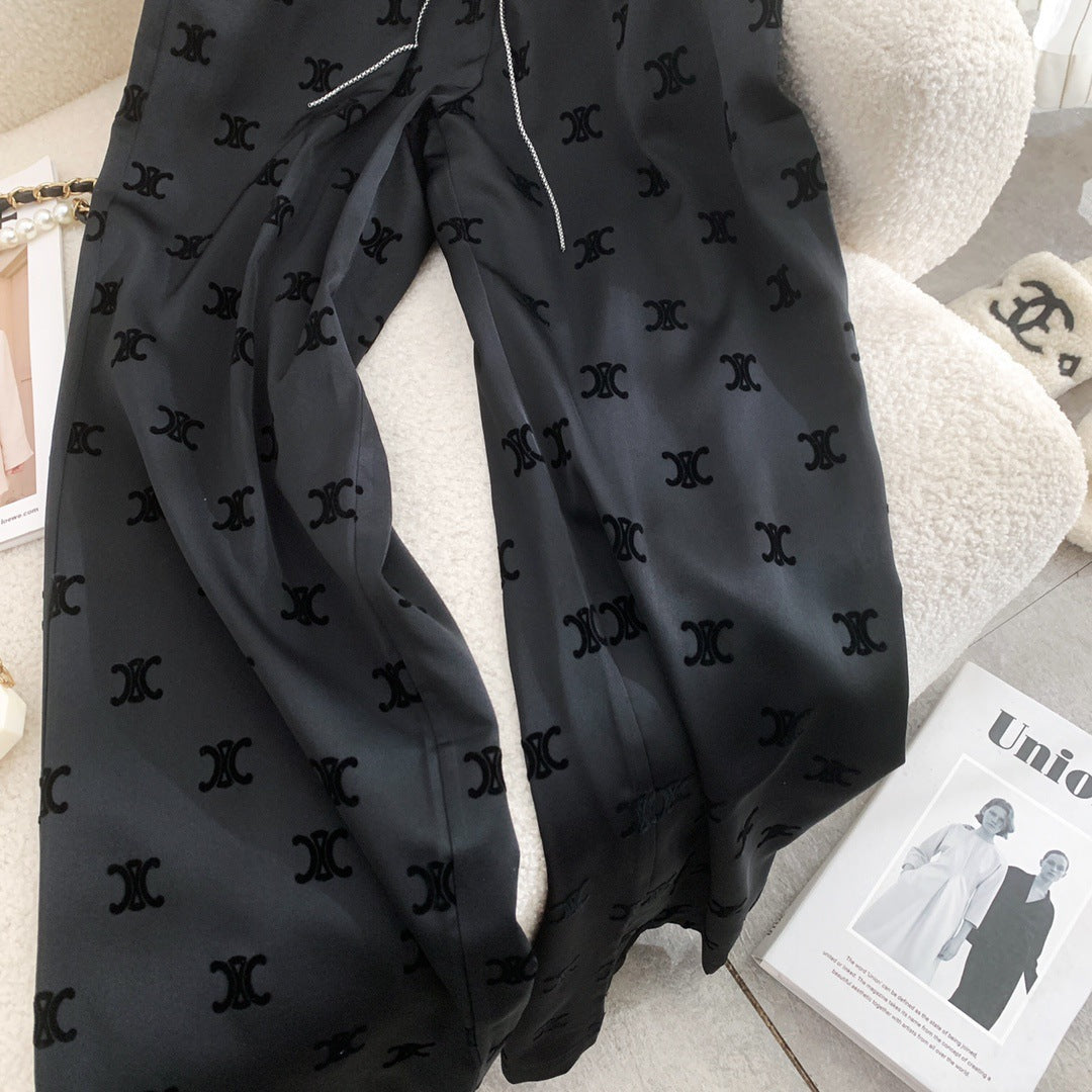 【Bottoms】カジュアル人気ワイドパンツ T0245