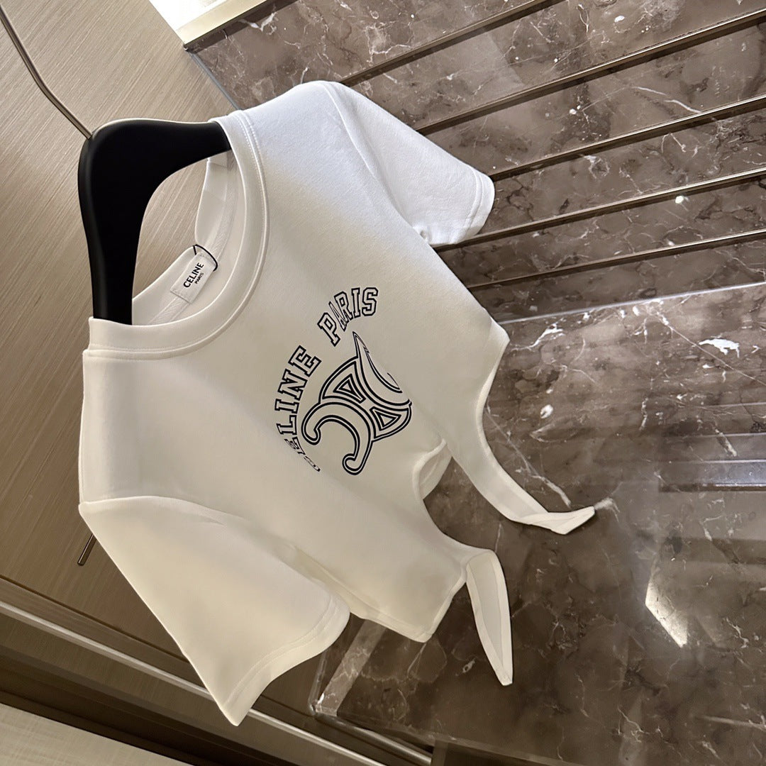 【Set】プリントトップス+キュロット2点セット T0816