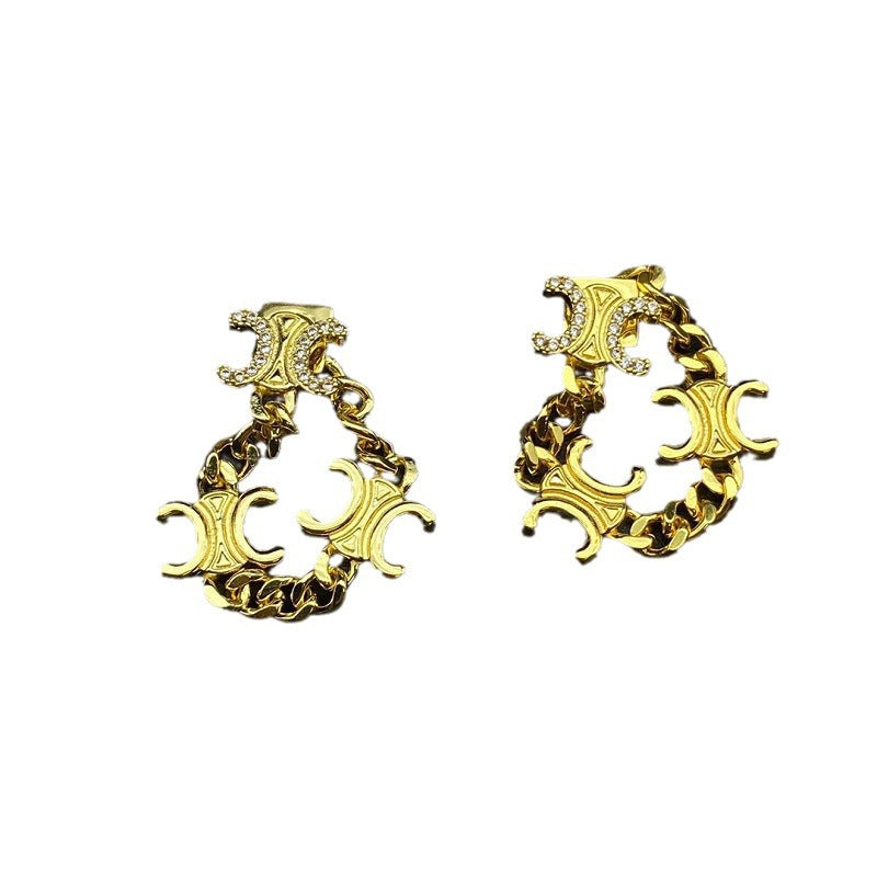 【雑貨】2色展開デザインイヤリング T0792