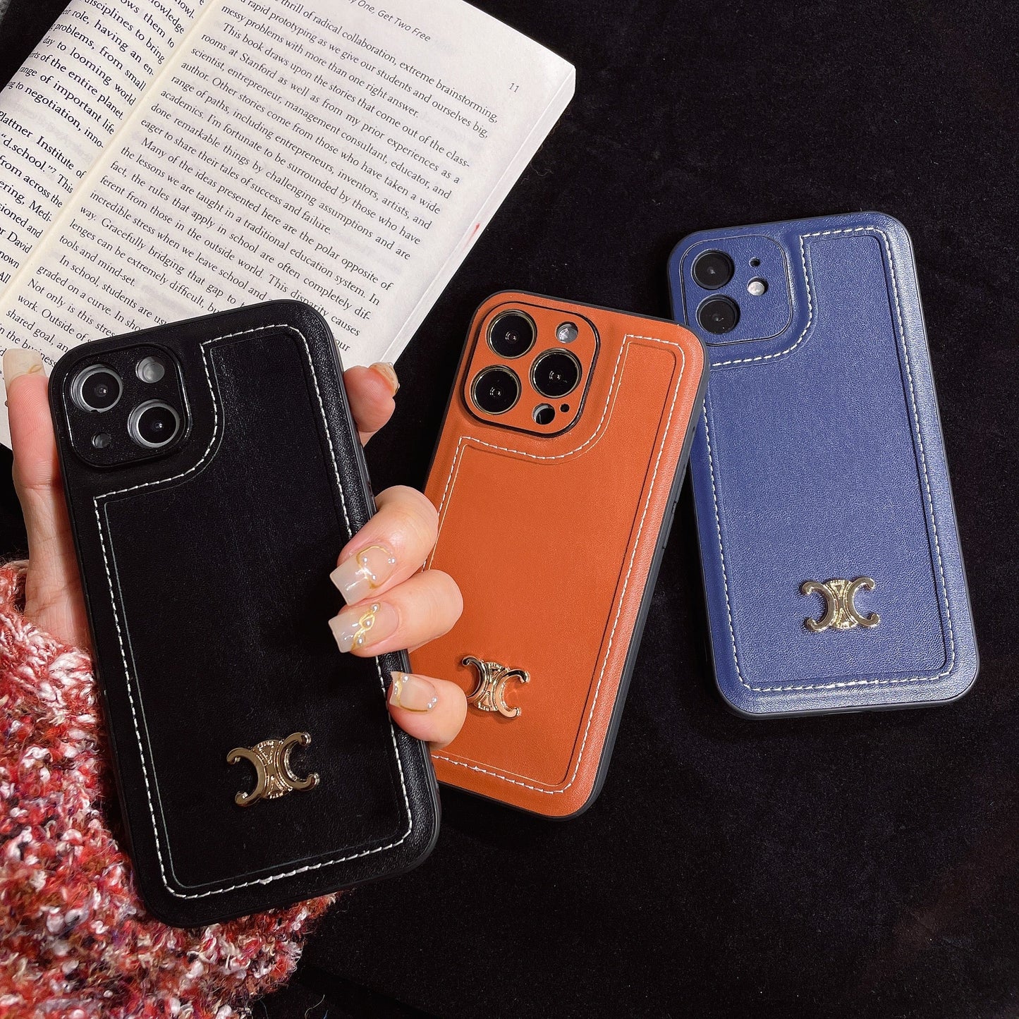 【雑貨】シンプルデザインスマホケース T0363