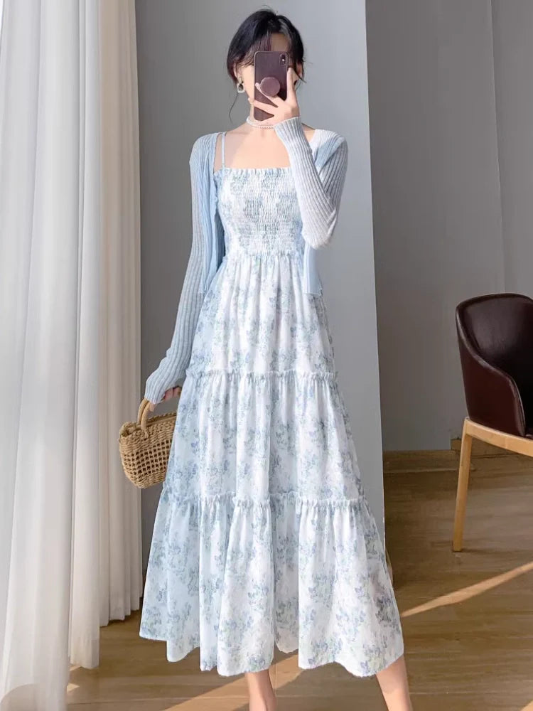 【Dress】花柄ワンピース T0616
