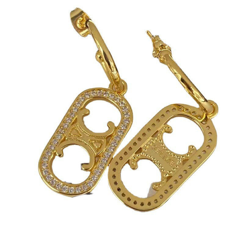 【雑貨】2色展開デザインピアス T0791