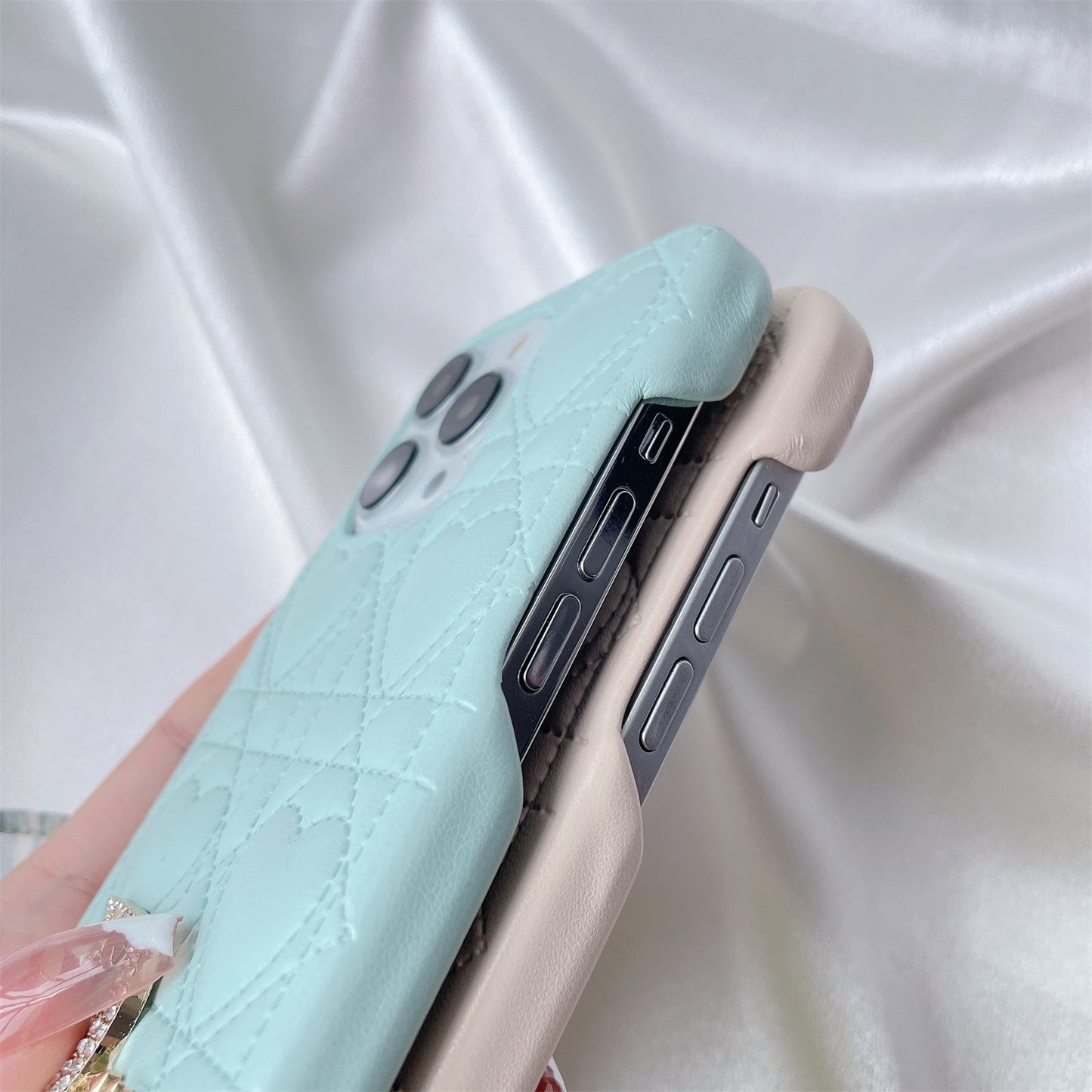 【雑貨】ハート柄スマホケース T0362