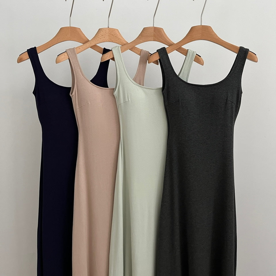 【Dress】快適なパッド入りドレス T0613