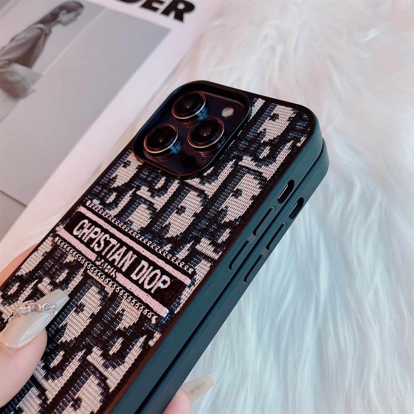 【雑貨】花柄スマホケース T0360