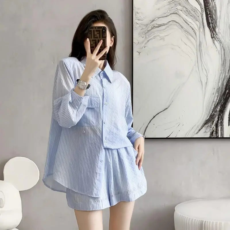 【Set】夏レースボレロ+薄いショートパンツ2点セット T0594