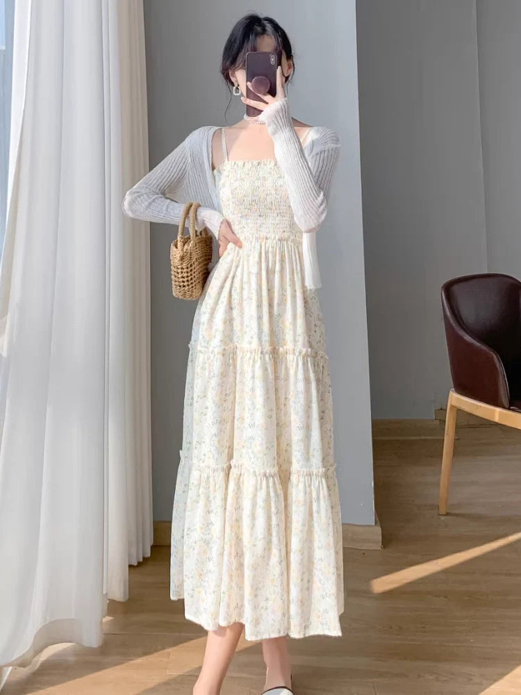 【Dress】花柄ワンピース T0616