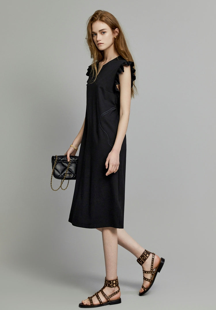 【Dress】フリルワンピース T01029