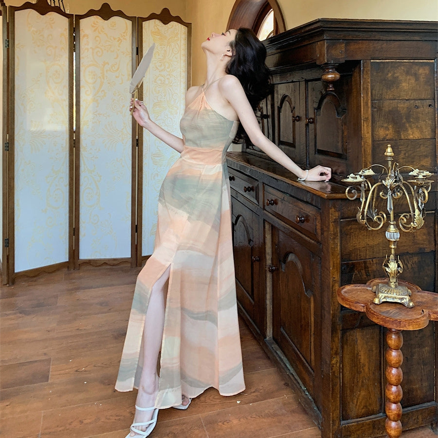 【Dress】プリントキャミソールワンピース T0173
