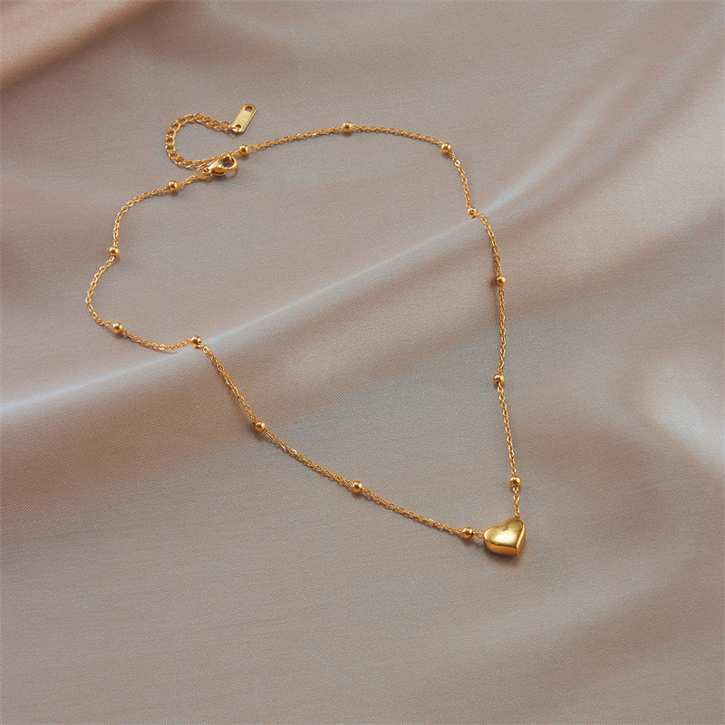 【雑貨】ハート柄ネックレス/ブレスレット T0847