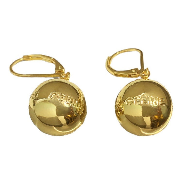 【雑貨】ボールメタルのイヤリング T0743