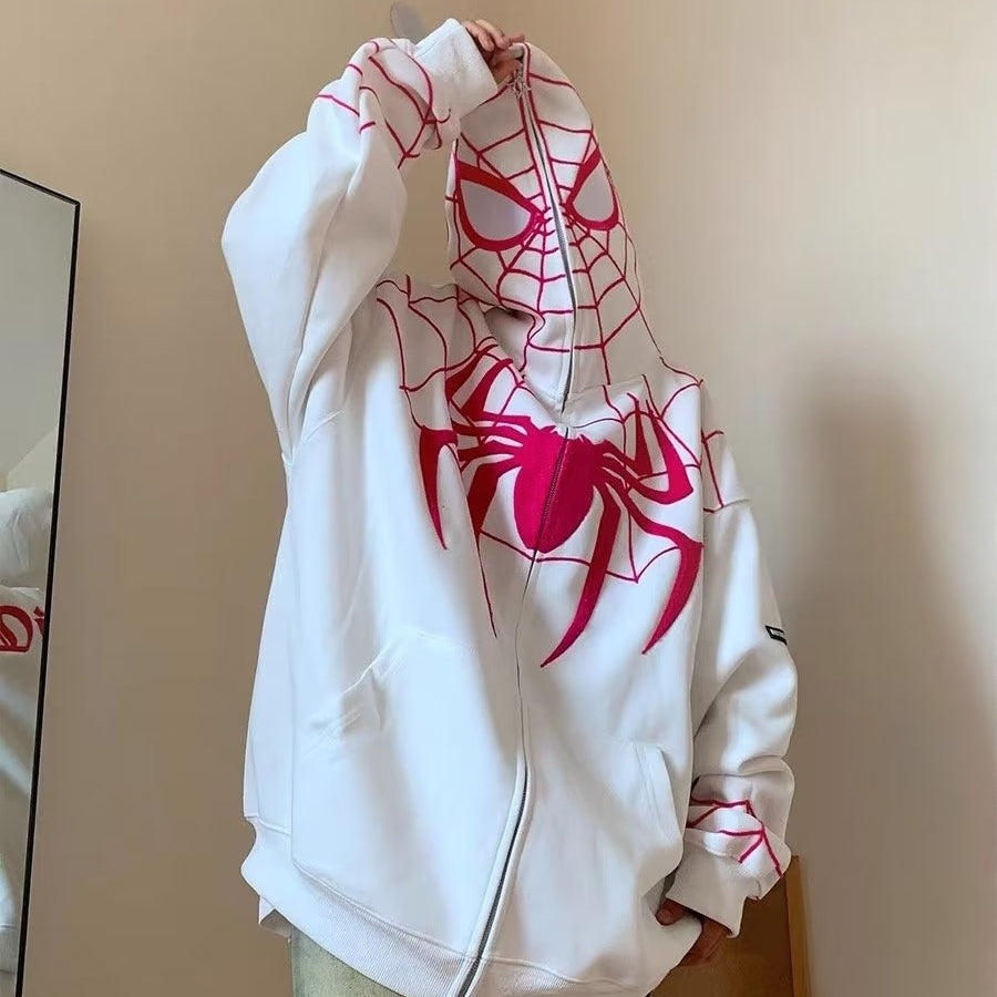 【Outer】スパイダーマンパーカー T01059