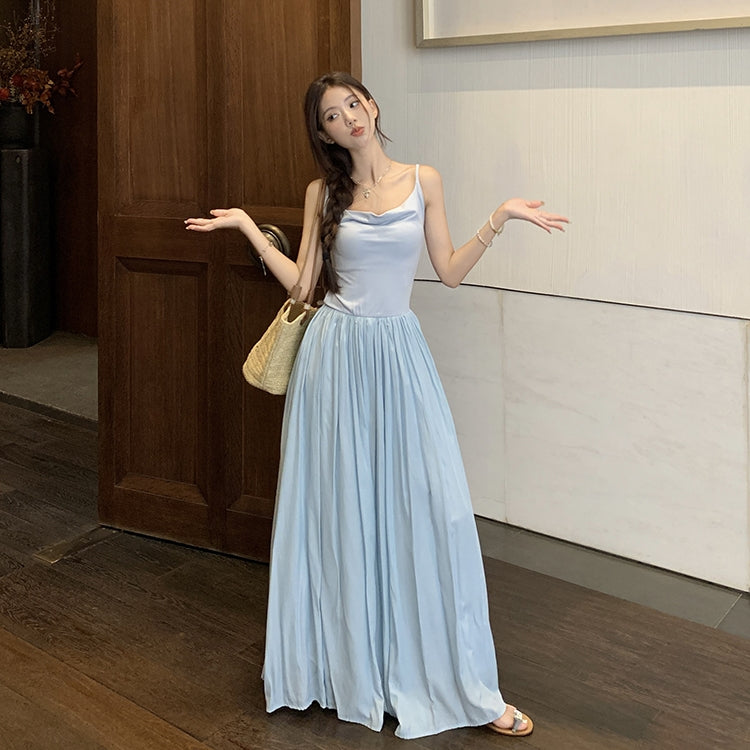 【Dress】カジュアル切り替えワンピース T0653