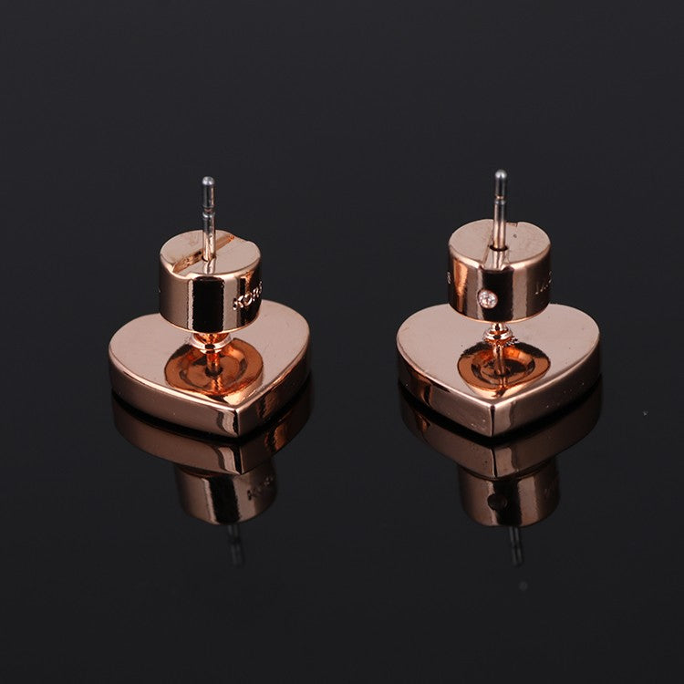 【雑貨】ハート柄3色展開イヤリング T0866