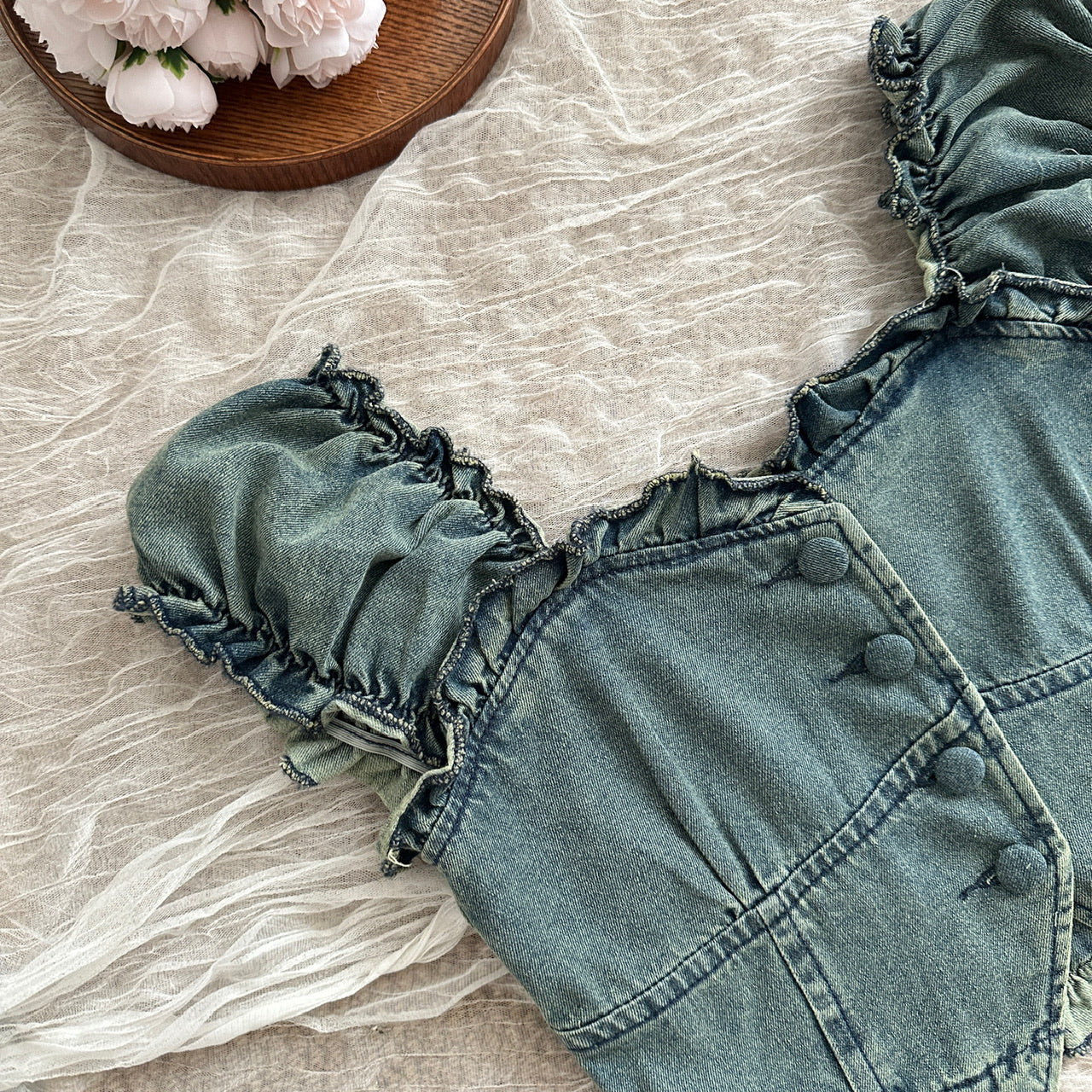 【Set】デニム人気2点セット T0606